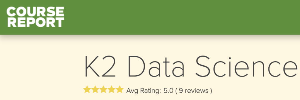 Photo of K2 Data Science review
